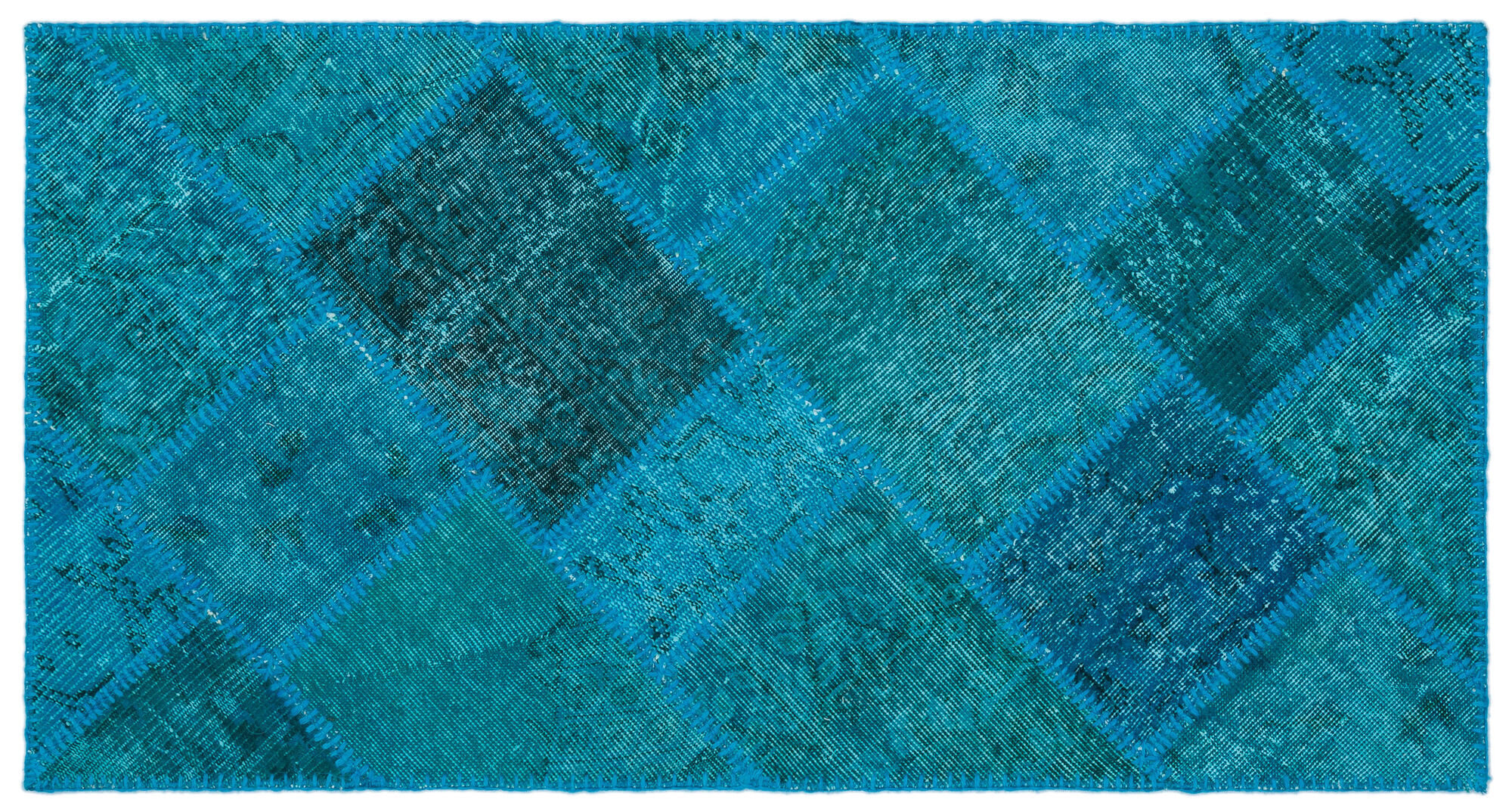 Apex Patchwork Unique Turkuaz 25075 080 cm X 150 cm