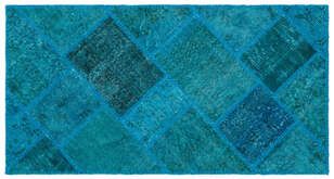 Apex Patchwork Unique Turkuaz 25075 080 cm X 150 cm (1)
