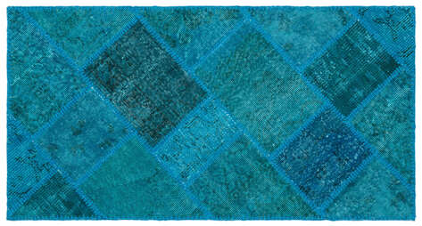 Apex Patchwork Unique Turkuaz 25075 080 cm X 150 cm - 1