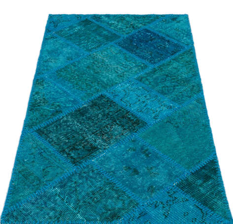 Apex Patchwork Unique Turkuaz 25075 080 cm X 150 cm - 3