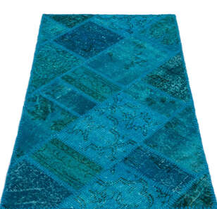 Apex Patchwork Unique Turkuaz 25076 080 cm X 150 cm (3)