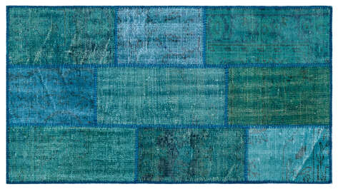 Apex Patchwork Unique Turkuaz 25968 080 cm X 150 cm - 1
