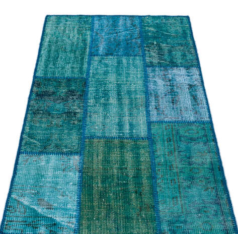 Apex Patchwork Unique Turkuaz 25968 080 cm X 150 cm - 3