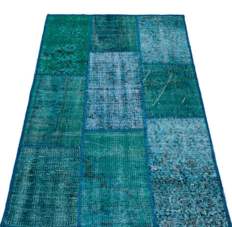 Apex Patchwork Unique Turkuaz 25977 080 cm X 150 cm - 3