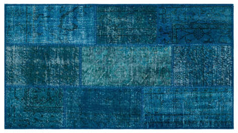 Apex Patchwork Unique Turkuaz 26060 080 cm X 150 cm - 1