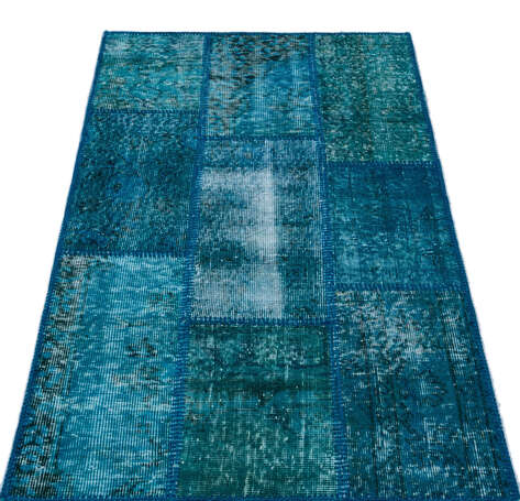 Apex Patchwork Unique Turkuaz 26125 080 cm X 150 cm - 3