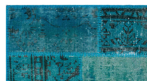 Apex Patchwork Unique Turkuaz 26182 080 cm X 150 cm - 5