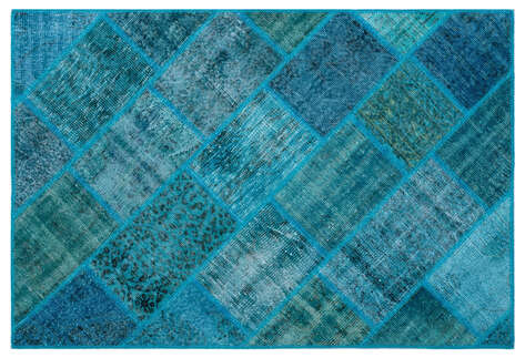 Apex Patchwork Unique Turkuaz 26252 120 cm X 180 cm - 1