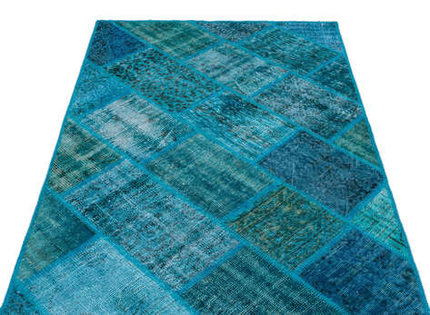 Apex Patchwork Unique Turkuaz 26252 120 cm X 180 cm - 3