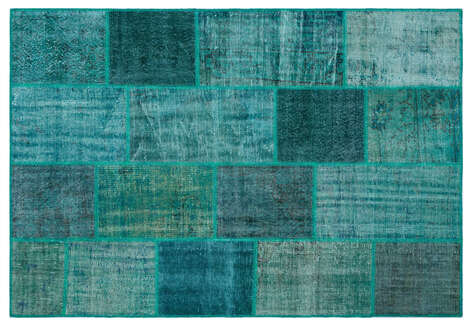 Apex Patchwork Unique Turkuaz 26297 160 cm X 230 cm - 1