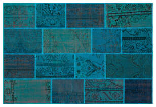 Apex Patchwork Unique Turkuaz 26385 160 cm X 230 cm (1)