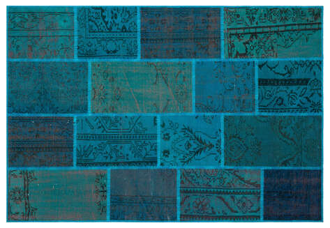 Apex Patchwork Unique Turkuaz 26385 160 cm X 230 cm - 1