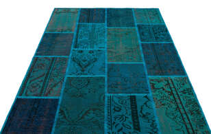 Apex Patchwork Unique Turkuaz 26385 160 cm X 230 cm (3)