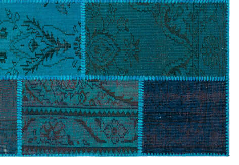 Apex Patchwork Unique Turkuaz 26385 160 cm X 230 cm - 4