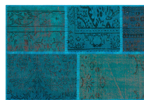 Apex Patchwork Unique Turkuaz 26385 160 cm X 230 cm - 5