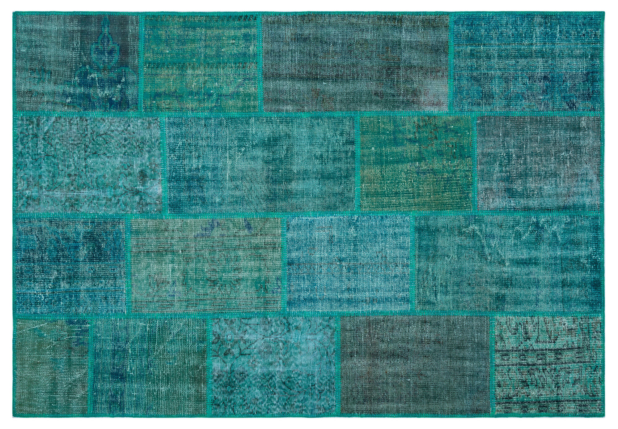 Apex Patchwork Unique Turkuaz 26411 158 cm X 230 cm