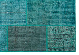 Apex Patchwork Unique Turkuaz 26411 158 cm X 230 cm (4)