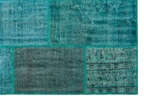 Apex Patchwork Unique Turkuaz 26411 158 cm X 230 cm - 4