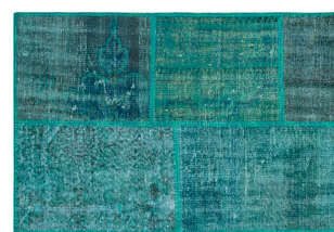 Apex Patchwork Unique Turkuaz 26411 158 cm X 230 cm (5)