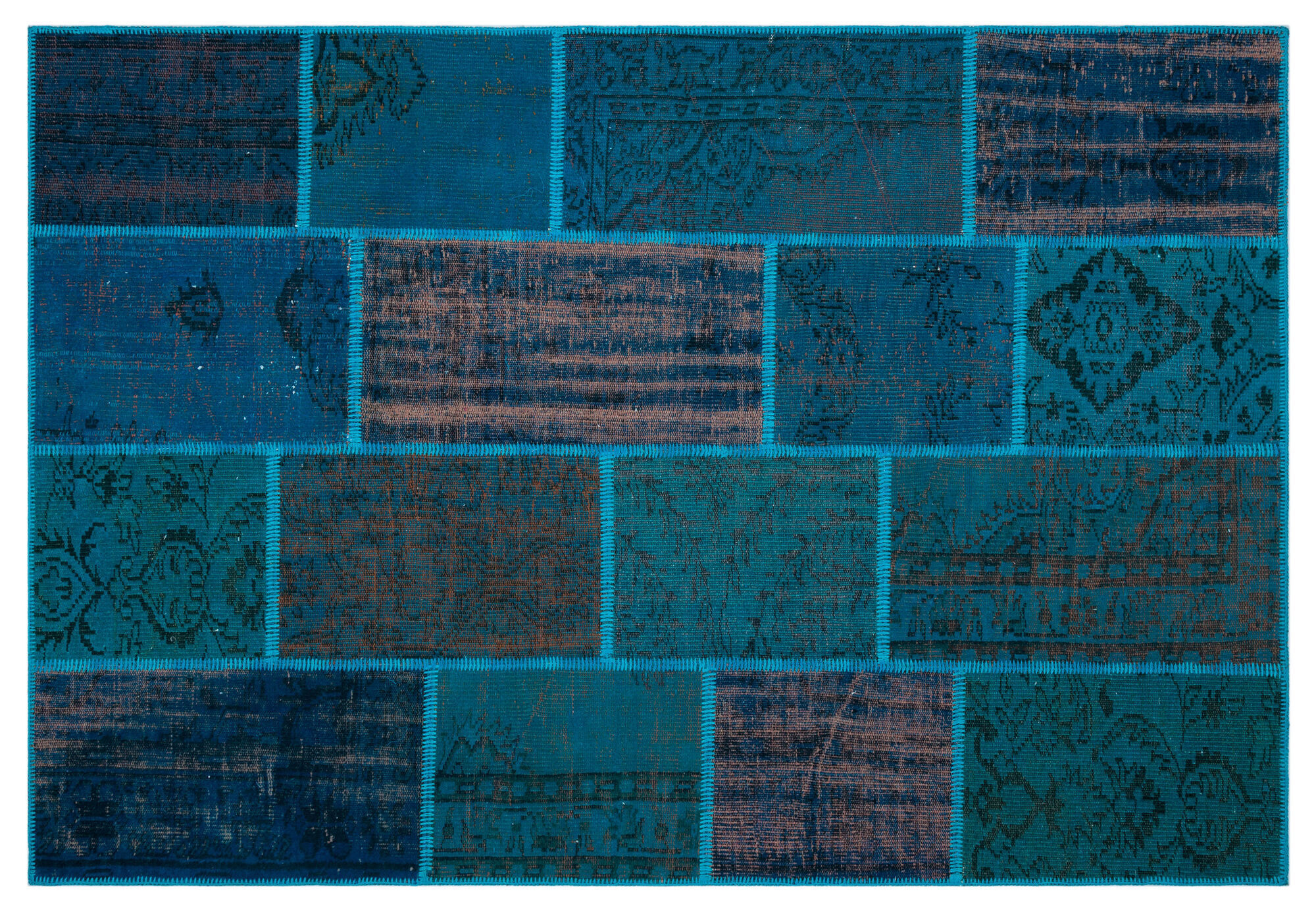 Apex Patchwork Unique Turkuaz 26412 157 cm X 230 cm