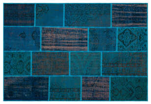Apex Patchwork Unique Turkuaz 26412 157 cm X 230 cm (1)