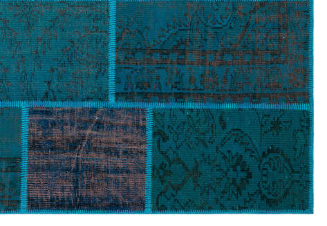 Apex Patchwork Unique Turkuaz 26412 157 cm X 230 cm - 4
