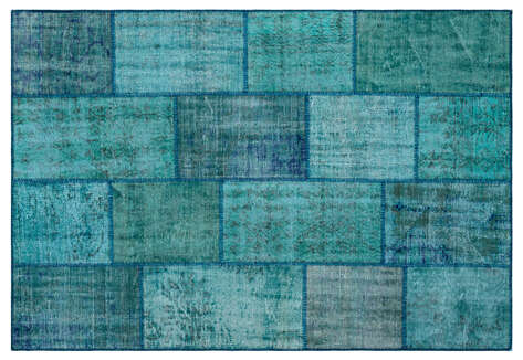 Apex Patchwork Unique Turkuaz 26432 160 cm X 230 cm - 1