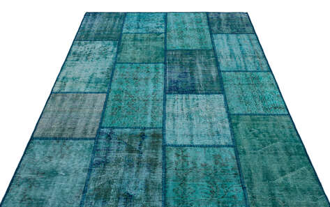 Apex Patchwork Unique Turkuaz 26432 160 cm X 230 cm - 3