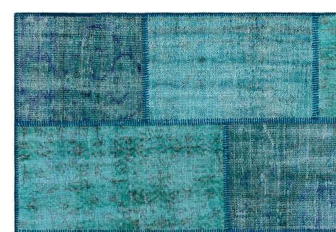 Apex Patchwork Unique Turkuaz 26432 160 cm X 230 cm - 5