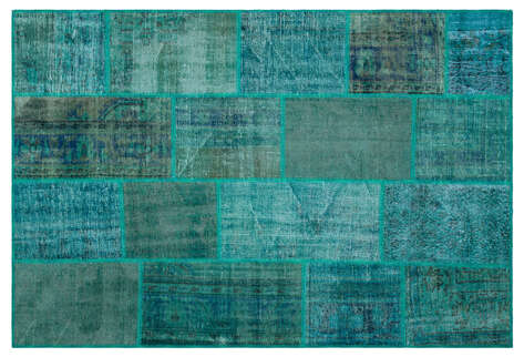 Apex Patchwork Unique Turkuaz 26435 156 cm X 230 cm - 1