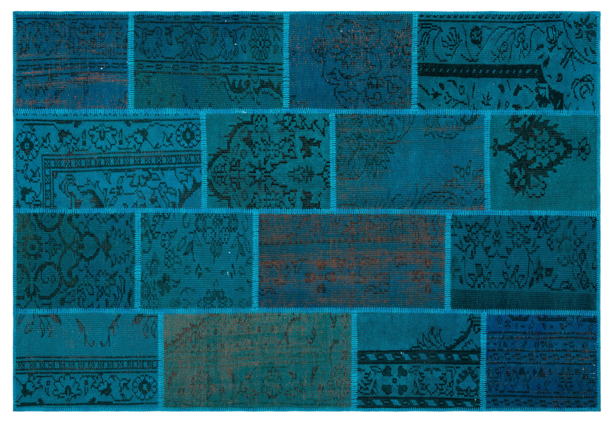 Apex Patchwork Unique Turkuaz 26464 158 cm X 230 cm