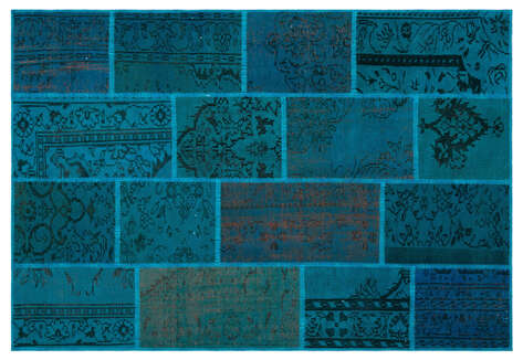 Apex Patchwork Unique Turkuaz 26464 158 cm X 230 cm - 1