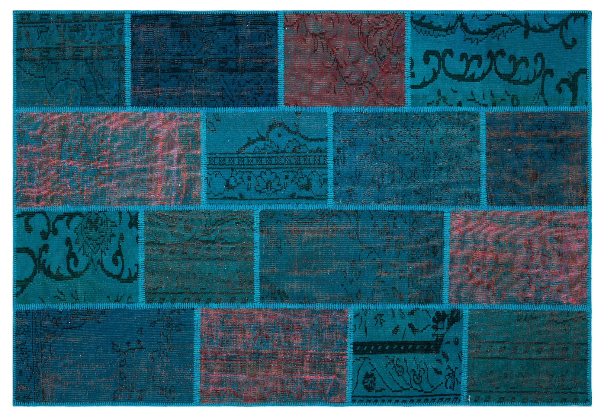Apex Patchwork Unique Turkuaz 26520 160 cm X 230 cm
