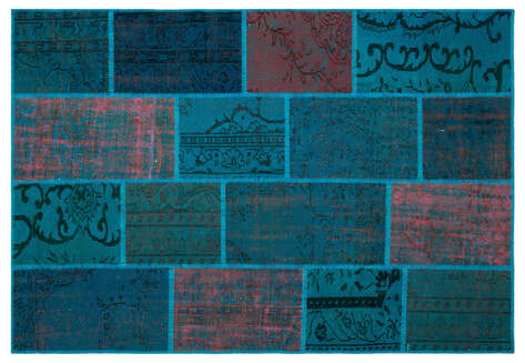 Apex Patchwork Unique Turkuaz 26520 160 cm X 230 cm - 1