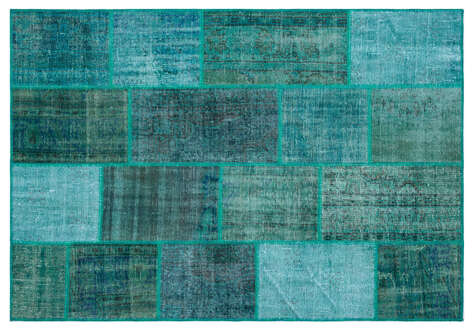 Apex Patchwork Unique Turkuaz 26540 158 cm X 230 cm - 1