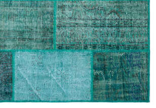 Apex Patchwork Unique Turkuaz 26540 158 cm X 230 cm (4)