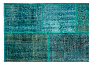 Apex Patchwork Unique Turkuaz 26540 158 cm X 230 cm (5)