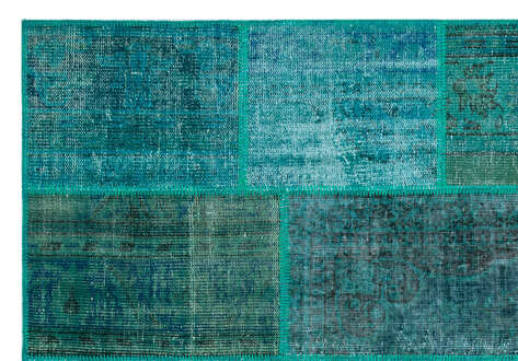 Apex Patchwork Unique Turkuaz 26540 158 cm X 230 cm - 5
