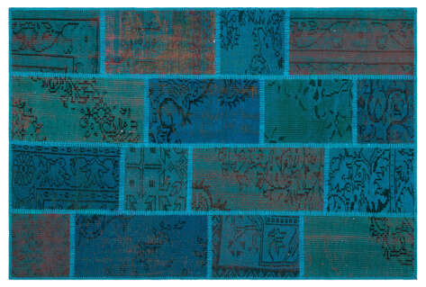 Apex Patchwork Unique Turkuaz 26543 120 cm X 180 cm - 1