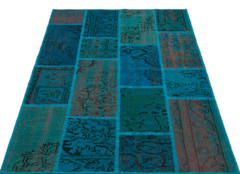 Apex Patchwork Unique Turkuaz 26543 120 cm X 180 cm - 3