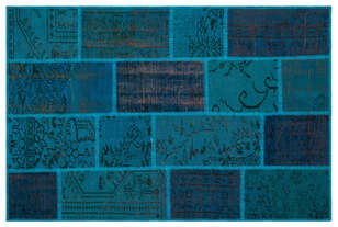 Apex Patchwork Unique Turkuaz 26547 120 cm X 180 cm (1)