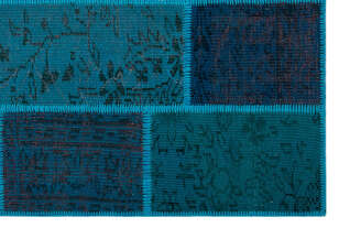 Apex Patchwork Unique Turkuaz 26547 120 cm X 180 cm (4)