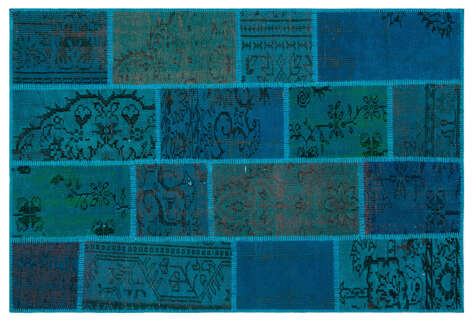 Apex Patchwork Unique Turkuaz 26606 120 cm X 180 cm - 1
