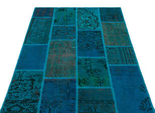 Apex Patchwork Unique Turkuaz 26606 120 cm X 180 cm (3)