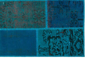 Apex Patchwork Unique Turkuaz 26606 120 cm X 180 cm (4)