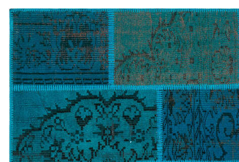 Apex Patchwork Unique Turkuaz 26606 120 cm X 180 cm - 5