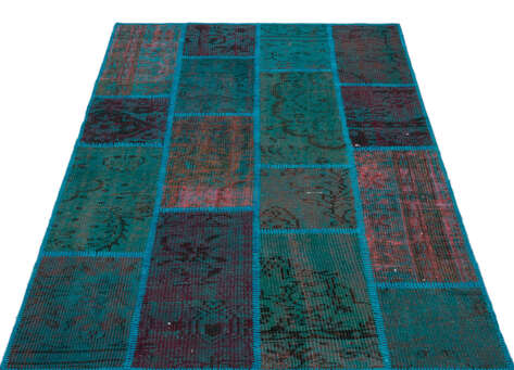 Apex Patchwork Unique Turkuaz 26628 120 cm X 180 cm - 3