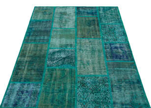 Apex Patchwork Unique Turkuaz 26650 120 cm X 180 cm (3)