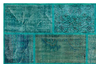 Apex Patchwork Unique Turkuaz 26650 120 cm X 180 cm (5)
