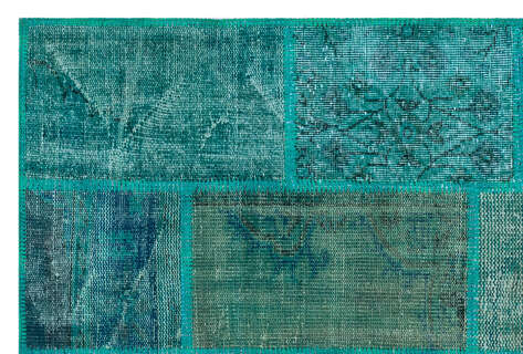 Apex Patchwork Unique Turkuaz 26650 120 cm X 180 cm - 5